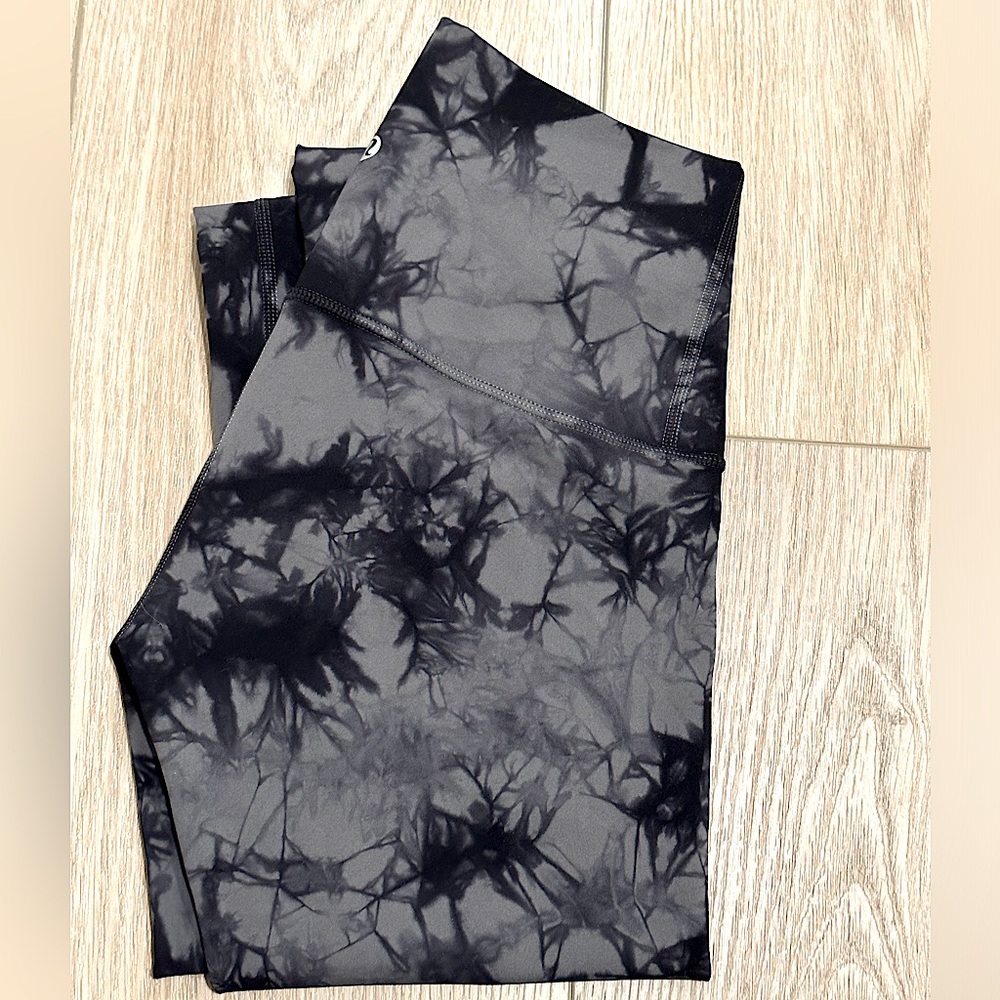 Lululemon Wunder Under Hi-Rise Pant Size 6 Shibori Black Carbon 28”